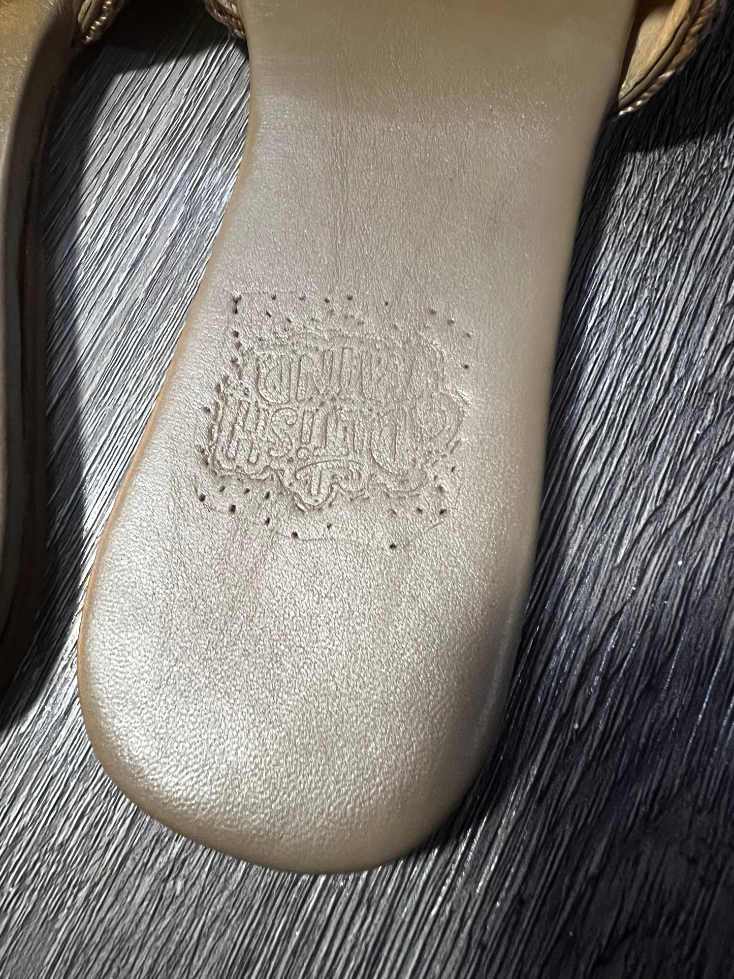 Macrame X Leather "am" Slides