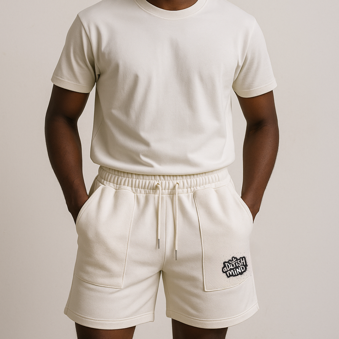 Off-White Drawstring Shorts