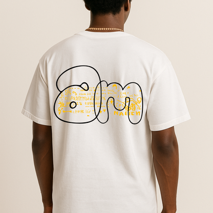 AM Oversized Graphic Cotton T-shirt